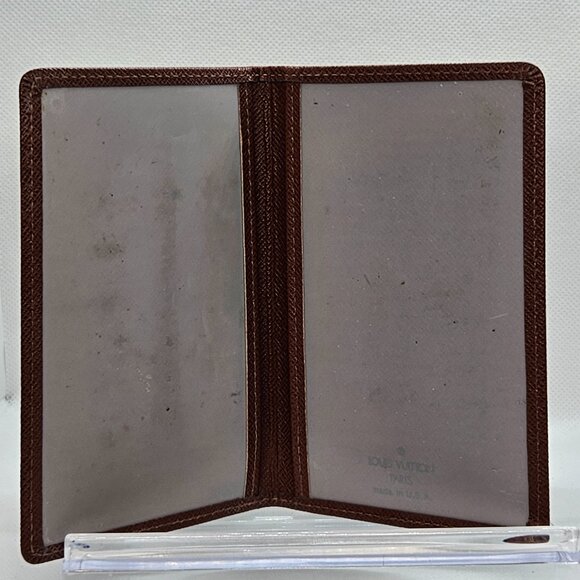 Louis Vuitton Taiga Leather Bifold Pass/ ID Card Case Wallet - Picture 3 of 10